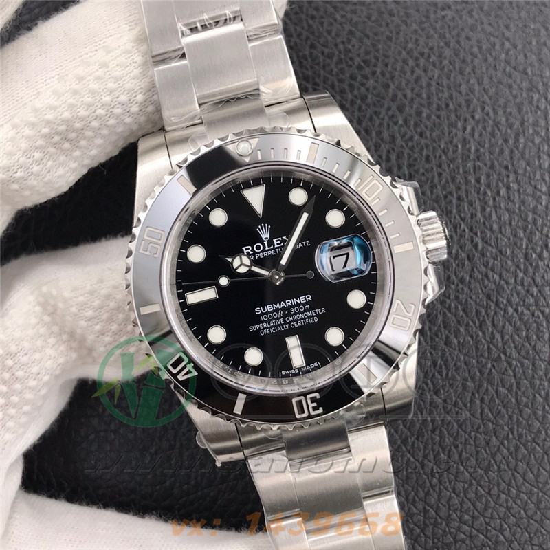 VS廠勞力士黑水鬼「3135機芯」產品展示