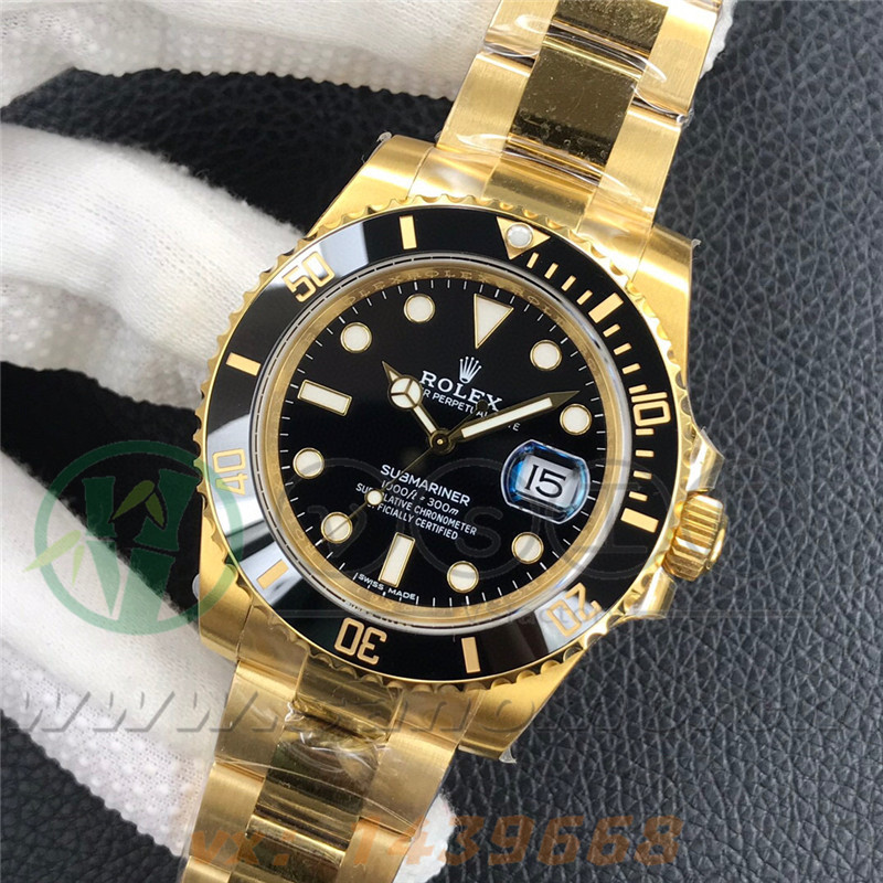 VS廠勞力士全金黑水鬼「3135機芯」產品展示