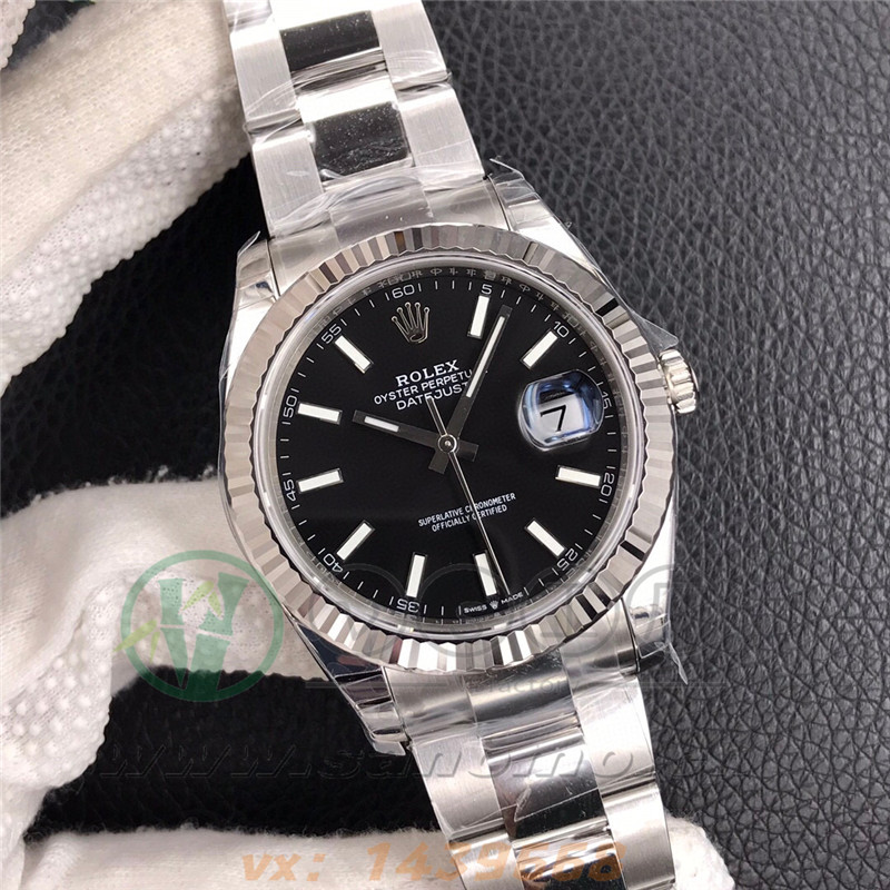 VS廠勞力士日志41mm黑面三銖帶「3235機(jī)芯」產(chǎn)品展示
