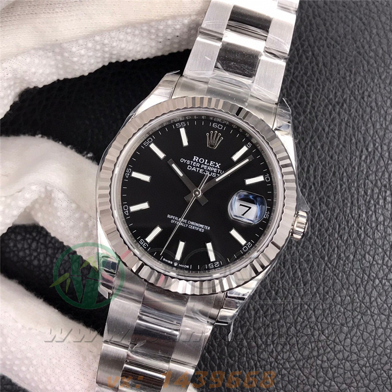 VS廠勞力士日志41mm黑面三銖帶「3235機(jī)芯」產(chǎn)品展示