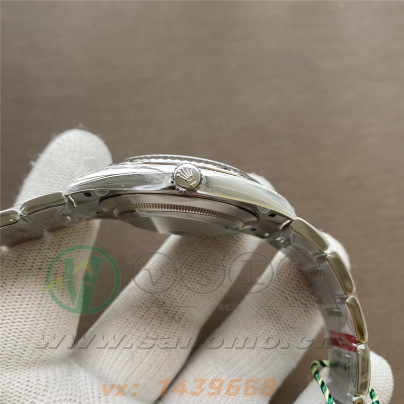 VS廠勞力士日志41mm陶瓷白面三銖帶「3235機(jī)芯」產(chǎn)品展示