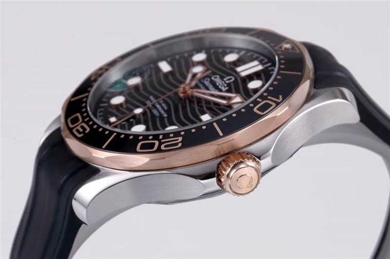 VS廠歐米茄海馬300玫瑰金黑面評測（VS海馬300間玫金怎么樣）