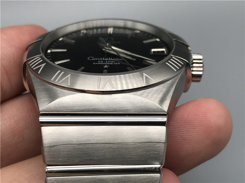 VS廠歐米茄五代39星座系列黑盤做工細節評測