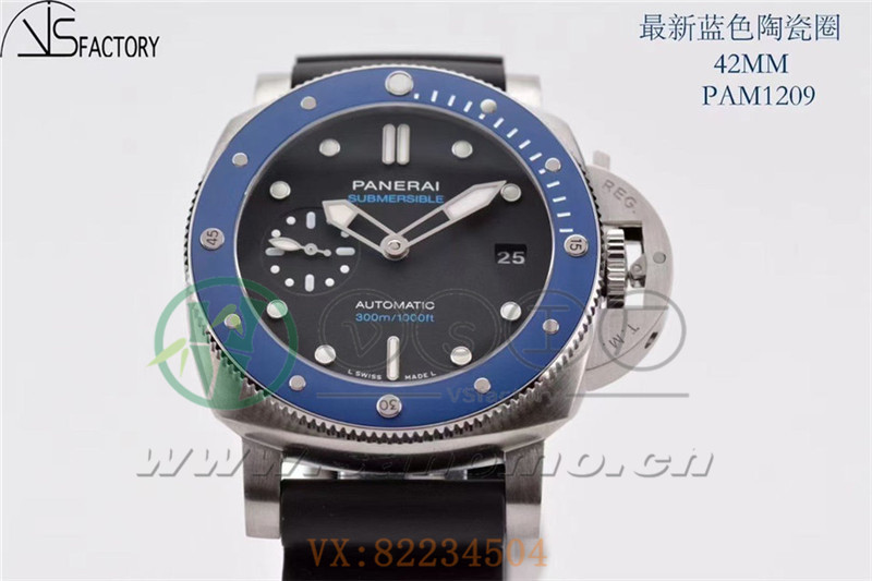 VS廠沛納海1209小藍鬼42mm評測（VS廠沛納海1209值得入手嗎）