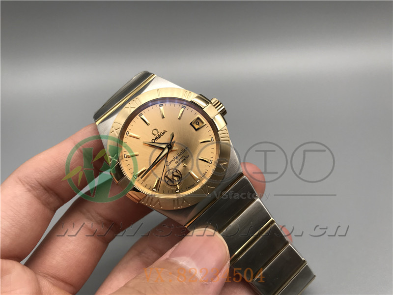 VS廠歐米茄星座38mm間金金面產品展示