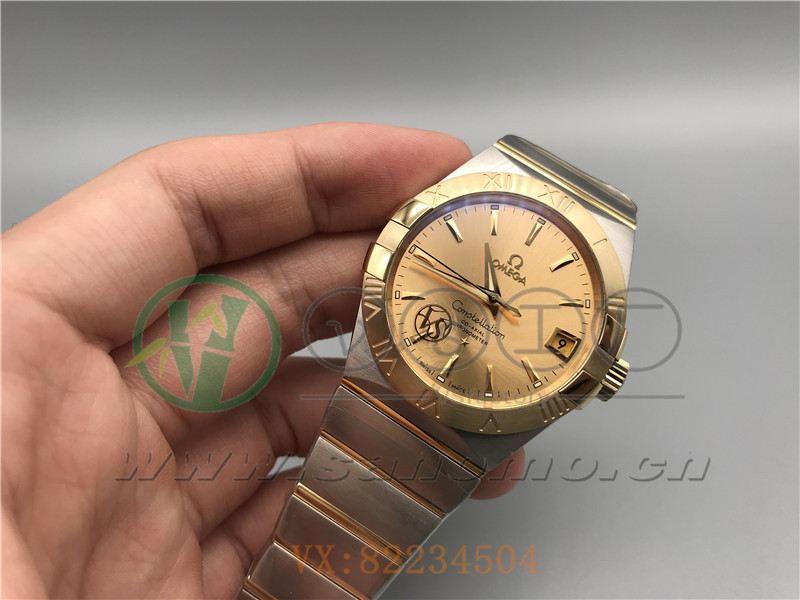 VS廠歐米茄星座38mm間金金面產品展示