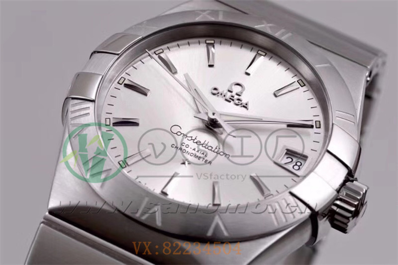 VS廠歐米茄星座38mm白面條釘產品展示