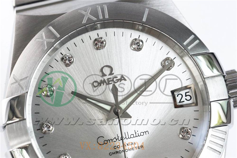 VS廠歐米茄星座38mm白面鉆釘產品展示