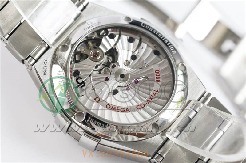 VS廠歐米茄星座38mm黑面鉆釘產品展示