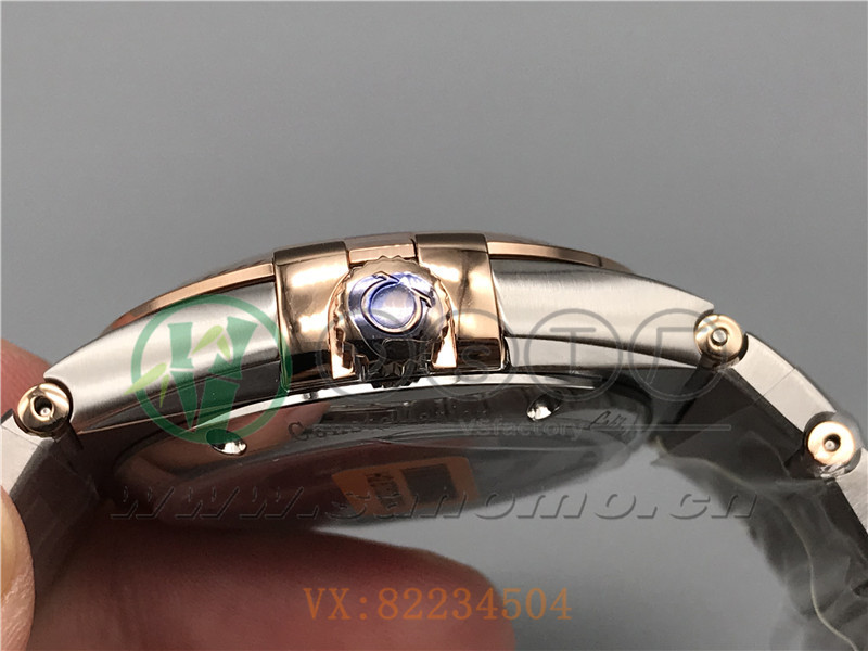 VS廠歐米茄星座38mm間玫白面條釘產(chǎn)品展示