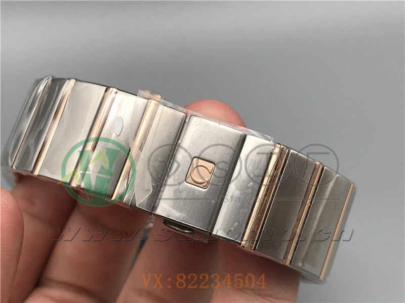 VS廠歐米茄星座38mm間玫白面條釘產(chǎn)品展示