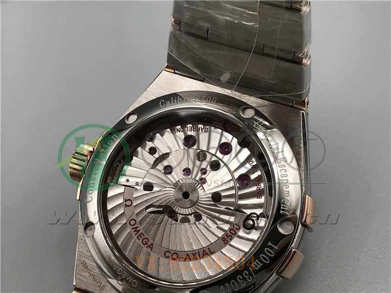 VS廠歐米茄星座38mm間玫咖面條釘產(chǎn)品展示