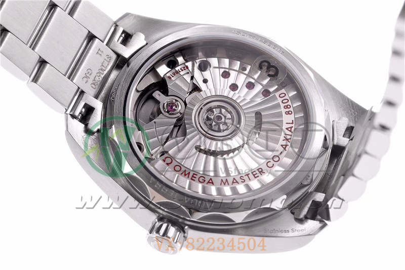 VS廠歐米茄海馬150女士腕表海浪白盤產品展示