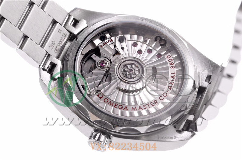 VS廠歐米茄海馬150女士腕表海浪白盤金針產品展示