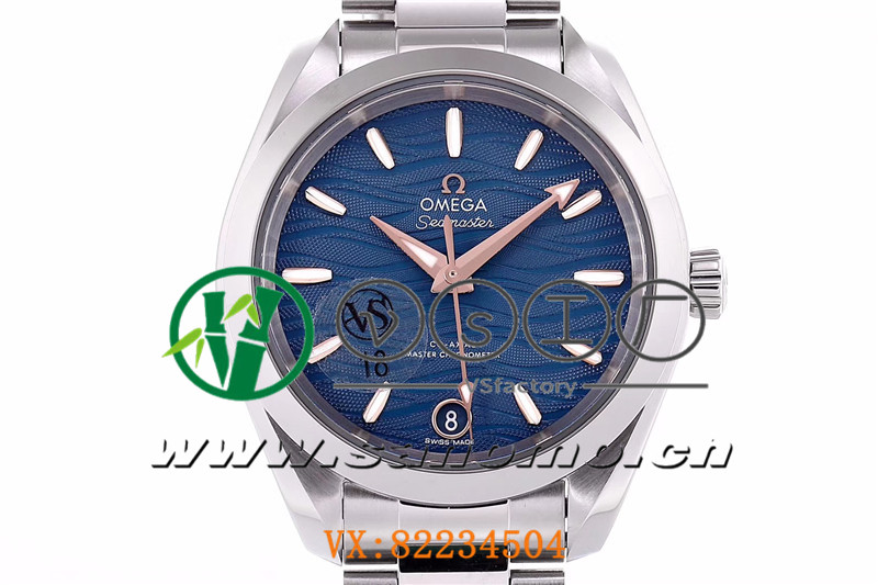 VS廠歐米茄海馬150女士腕表海浪藍(lán)盤(pán)金針產(chǎn)品展示