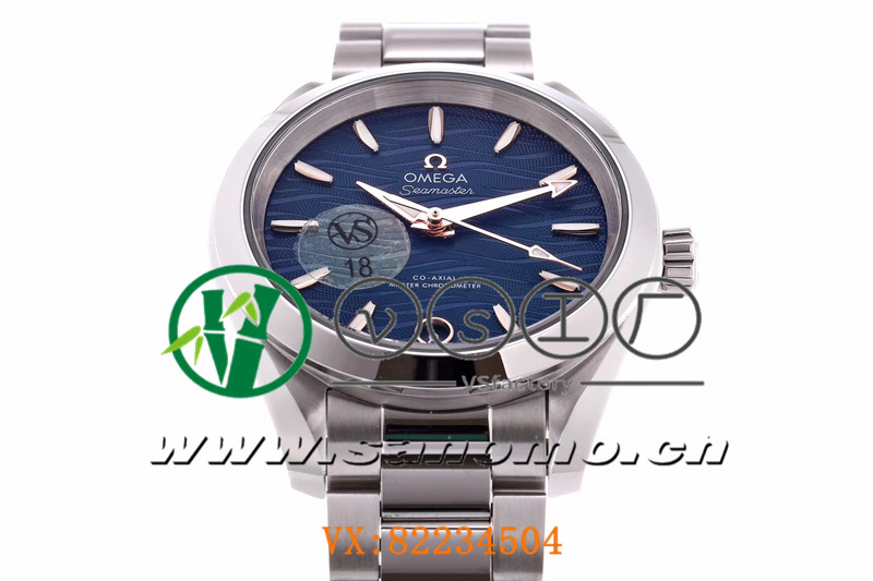 VS廠歐米茄海馬150女士腕表海浪藍(lán)盤(pán)金針產(chǎn)品展示