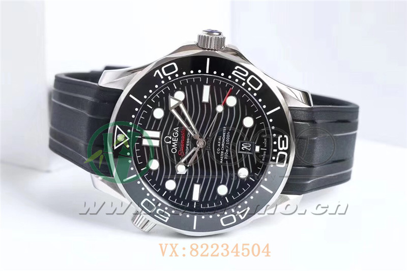 VS廠歐米茄海馬300米「黑面膠帶」產(chǎn)品展示