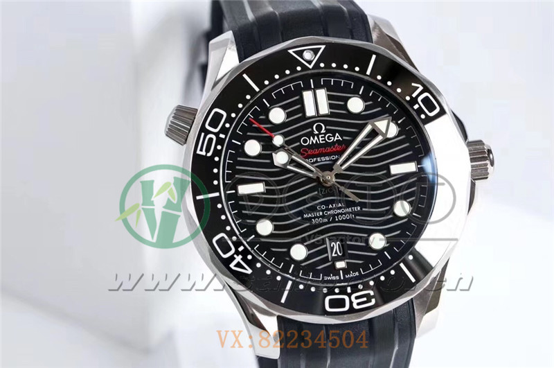 VS廠歐米茄海馬300米「黑面膠帶」產(chǎn)品展示