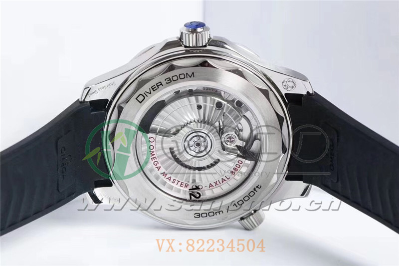 VS廠歐米茄海馬300米「黑面膠帶」產(chǎn)品展示