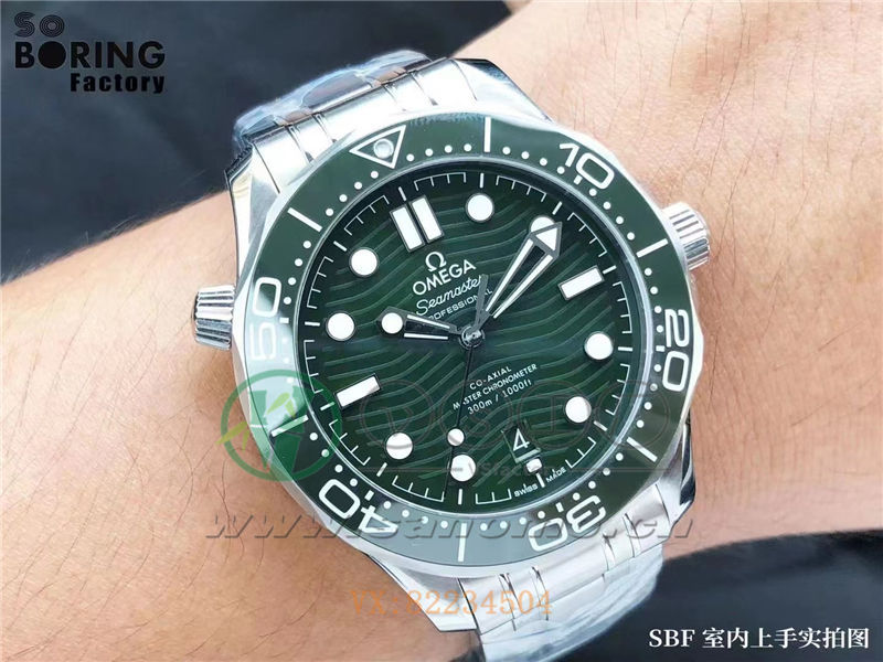 VS廠（SBF廠）綠海馬300做工評測（VS廠歐米茄海馬300怎么樣）