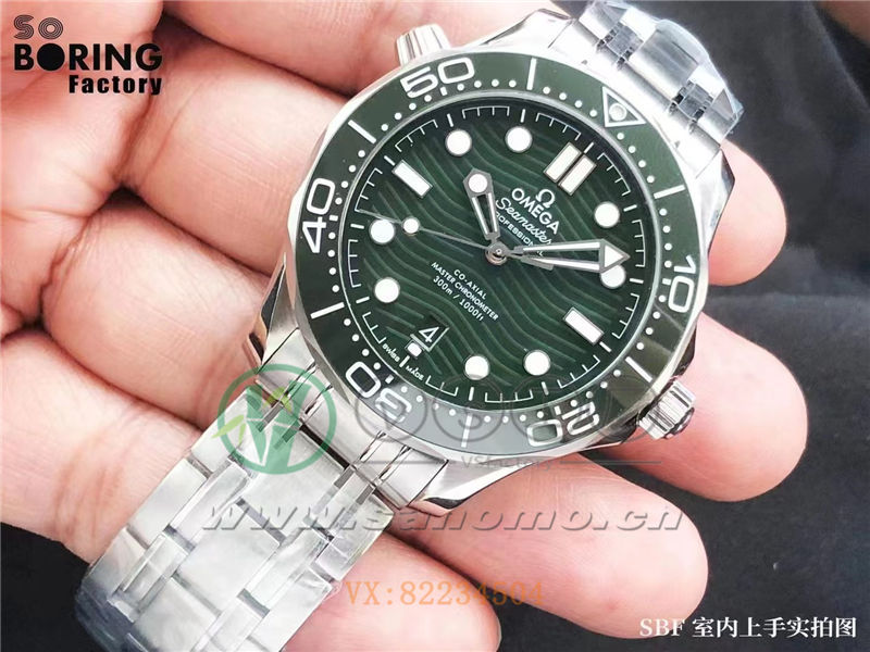 VS廠（SBF廠）綠海馬300做工評測（VS廠歐米茄海馬300怎么樣）