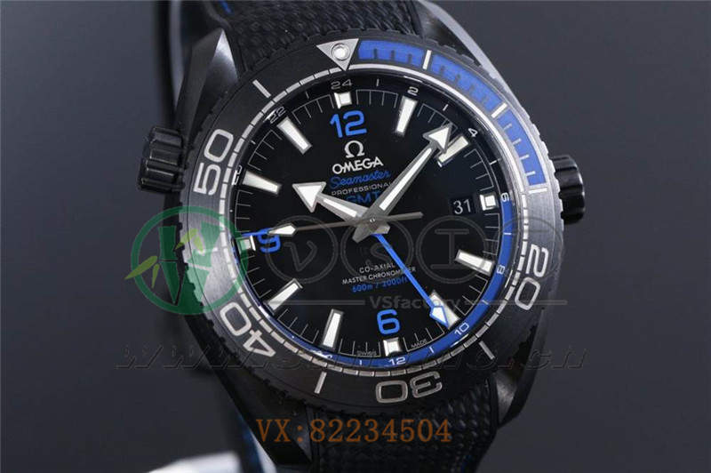 VS廠歐米茄海馬600米「深海之藍(lán)」產(chǎn)品展示