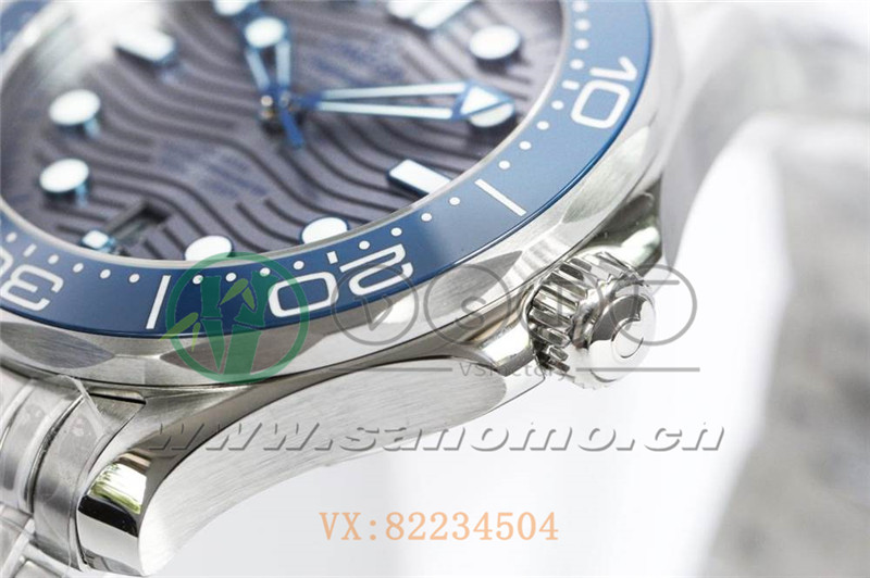 VS廠歐米茄海馬300米「灰面鋼帶」產品展示