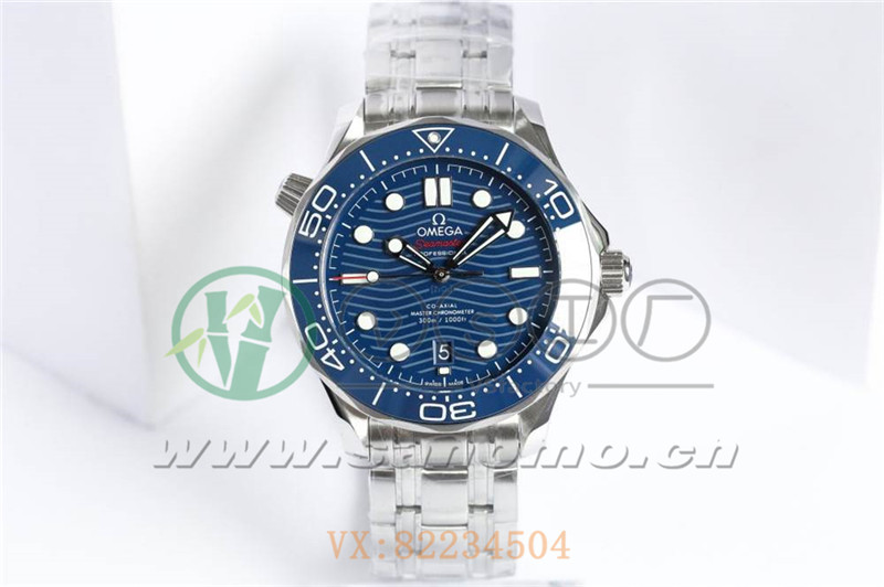 VS廠歐米茄海馬300米「藍(lán)面鋼帶」產(chǎn)品展示