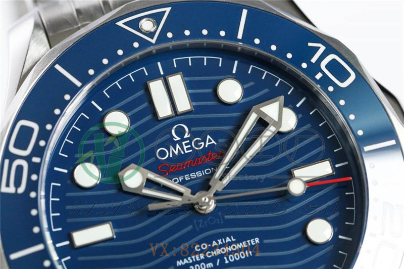 VS廠歐米茄海馬300米「藍(lán)面鋼帶」產(chǎn)品展示