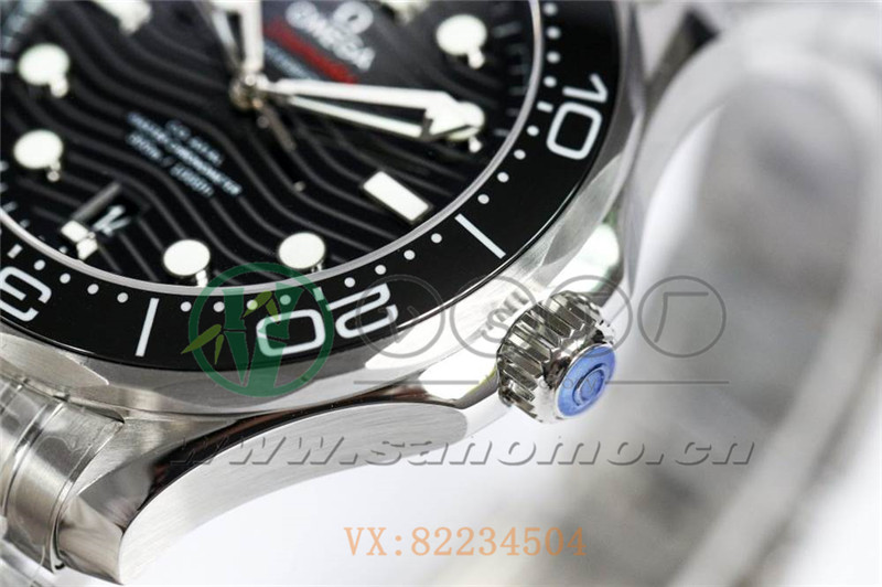 VS廠歐米茄海馬300米「黑面鋼帶」產(chǎn)品展示