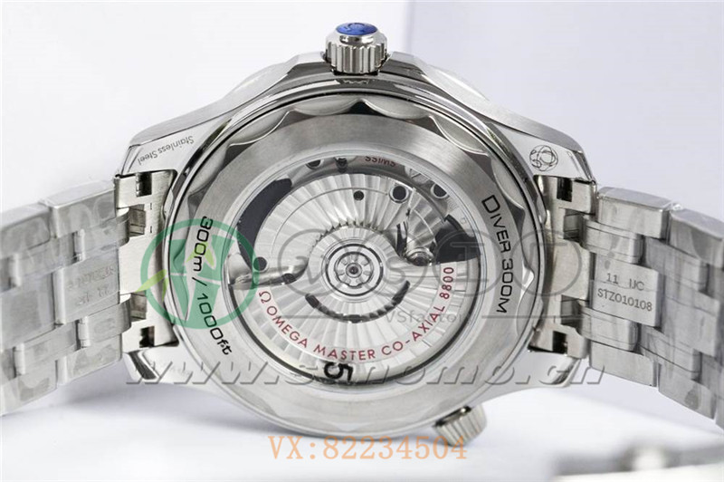 VS廠歐米茄海馬300米「藍(lán)面鋼帶」產(chǎn)品展示