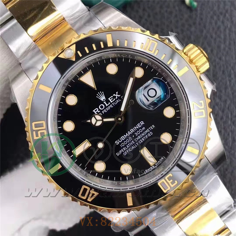 VS廠勞力士間金款黑水鬼做工評(píng)測(cè)（VS間金款黑水鬼有破綻嗎）