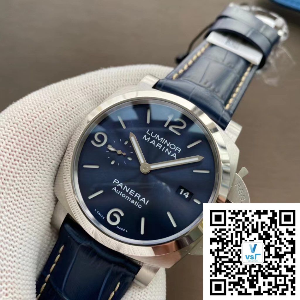 VS廠沛納海PAM01313藍盤深度評測（sbf廠沛納海1313怎么樣）