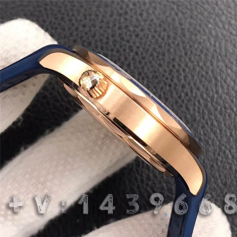 VS廠歐米茄海馬300尊享版全玫瑰金藍盤深度細節評測