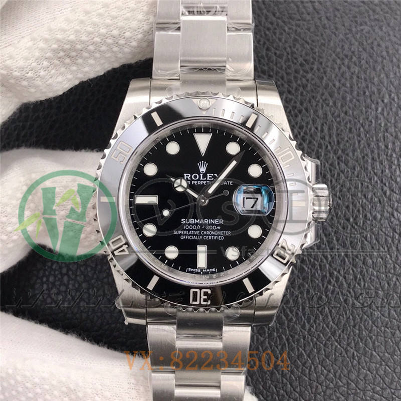 VS廠復刻勞力士3135機黑水鬼對比正品深度評測-vs廠黑水鬼