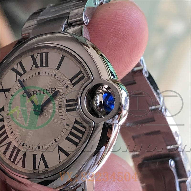 V6廠卡地亞藍氣球33mm機械女表怎么樣（v6廠藍氣球076機芯做工如何）