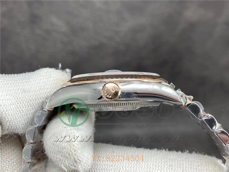 VS廠勞力士間玫瑰金款36日志灰盤細節如何（vs廠新款36mm日志評測）