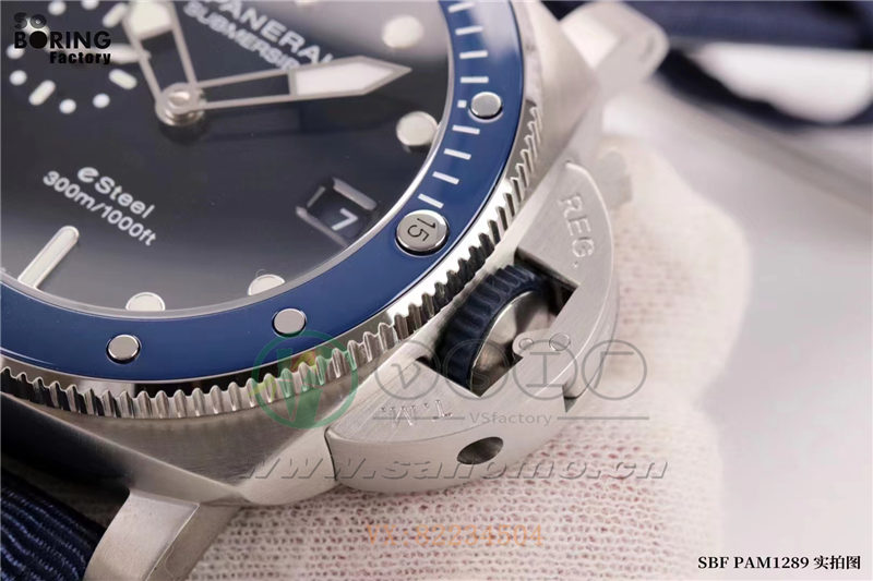 SBF廠(VS廠)沛納海pam1289藍色圈口做工評測（sbf廠沛納海1289怎么樣）