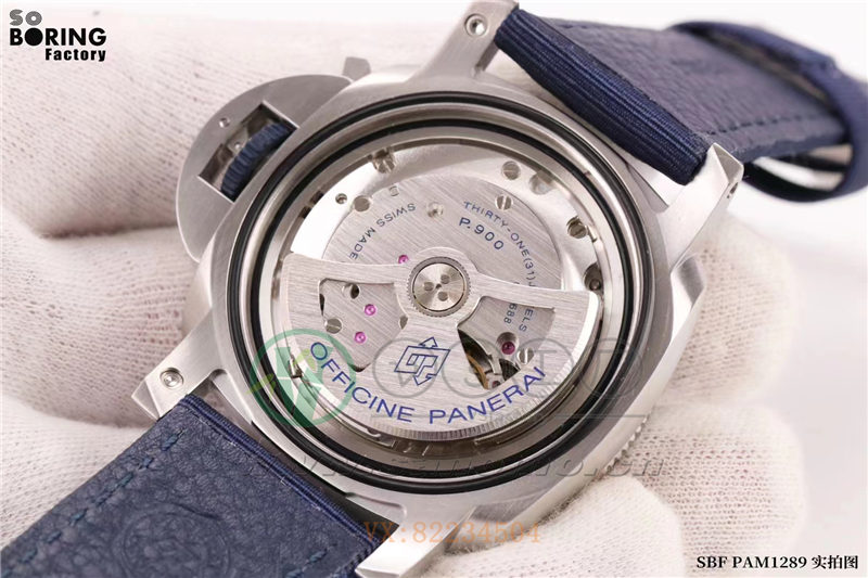 SBF廠(VS廠)沛納海pam1289藍色圈口做工評測（sbf廠沛納海1289怎么樣）