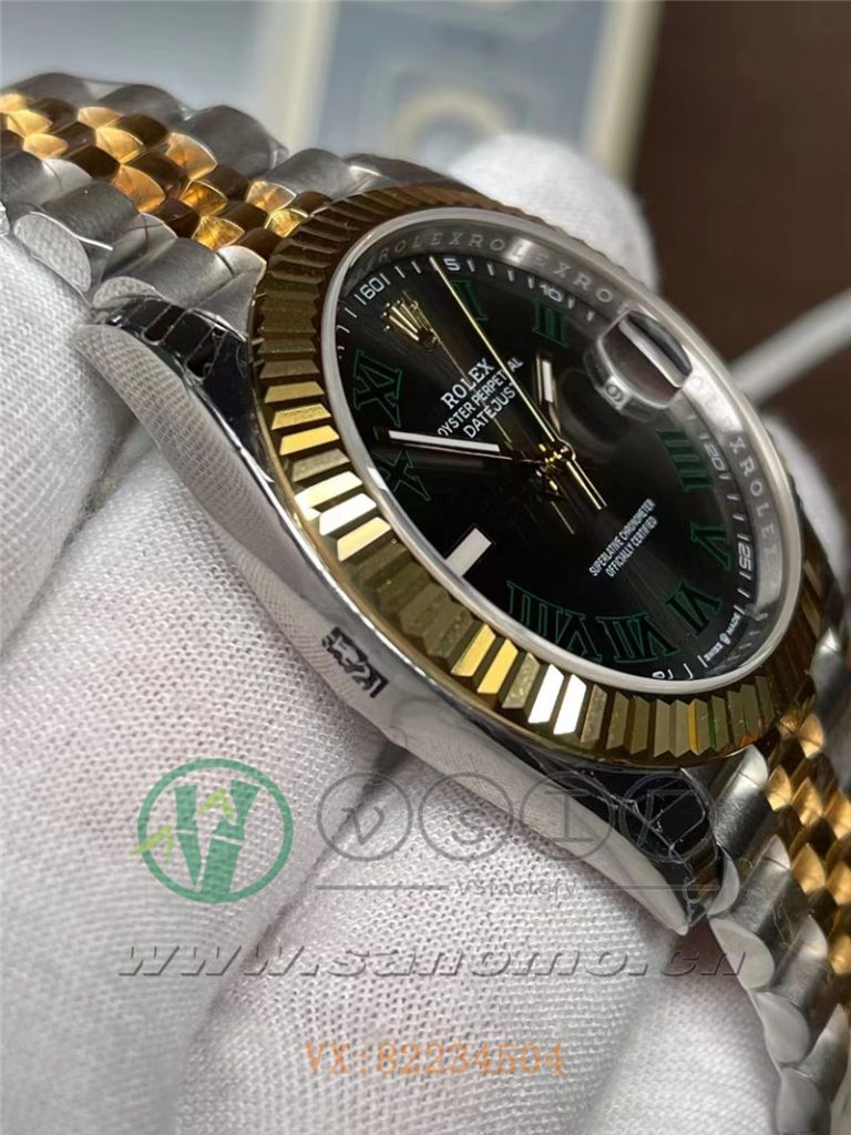 VS廠勞力士36日志型間金綠蘿細(xì)節(jié)怎么樣