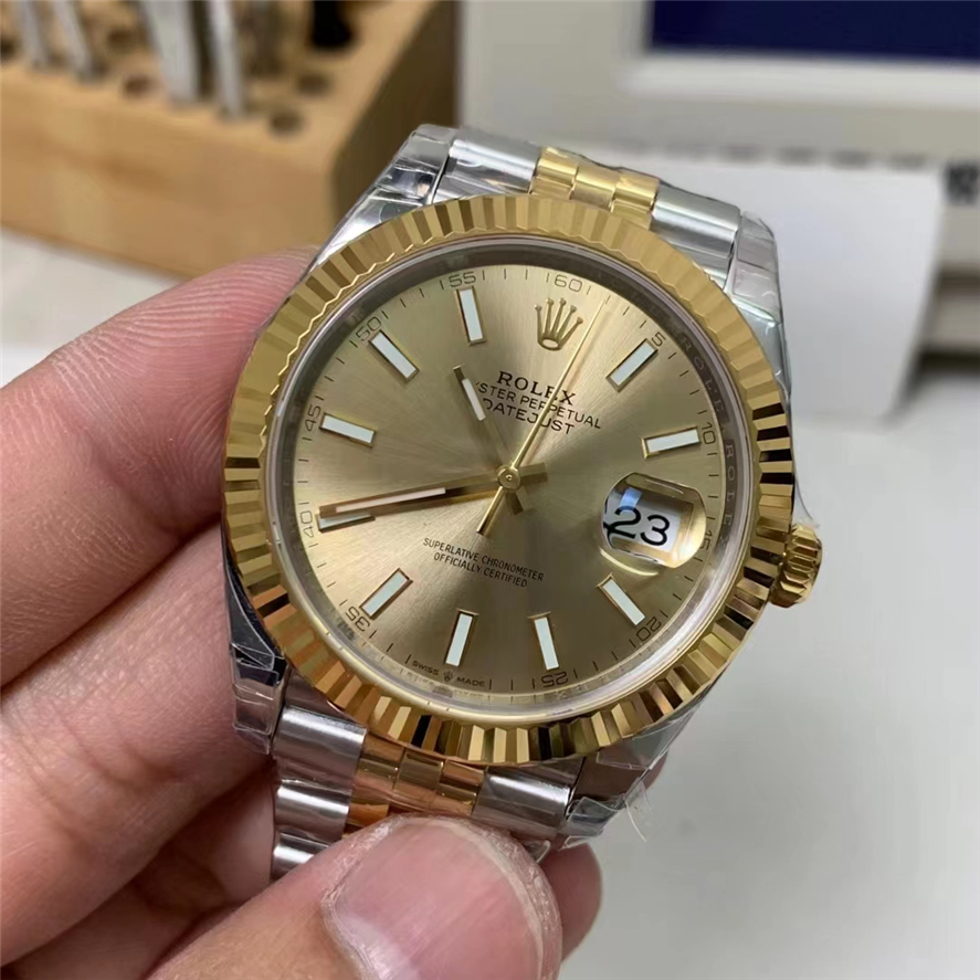 VS工廠勞力士日志型復(fù)刻表41mm間金日志3235機(jī)芯全面評(píng)價(jià)（遙遙領(lǐng)先其它工廠）