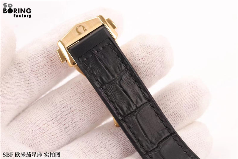 vs廠歐米茄五代星座全玫藍與全金黑對比