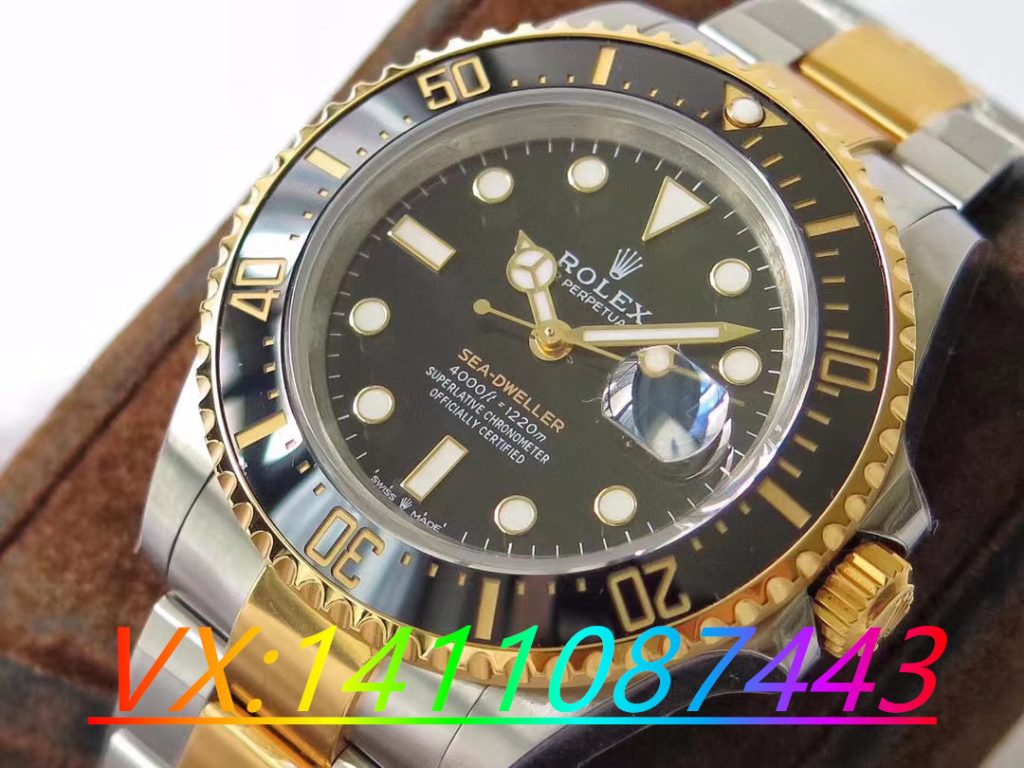 VS廠勞力士間金海使126603做工質量評測