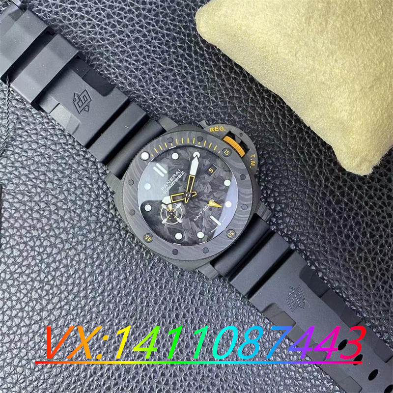 VS廠沛納海1324碳纖維9011機芯細節測評