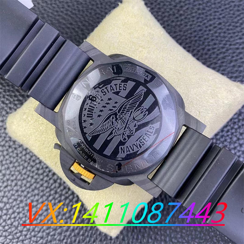 VS廠沛納海1324碳纖維9011機芯細節測評