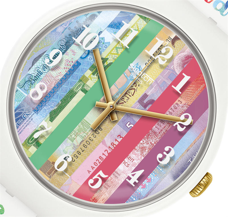 綻放獨特光彩！Swatch COLOURSHIFT腕表耀眼亮相《經濟學人》175周年慶