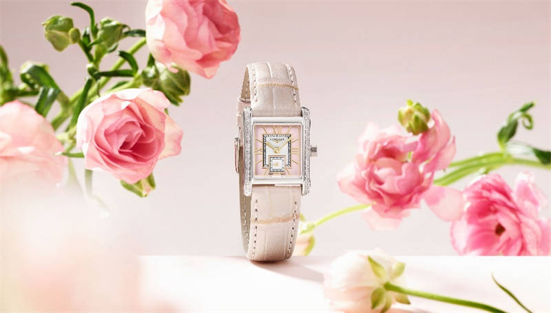 浪琴表春日時計，絢麗色彩驚艷綻放