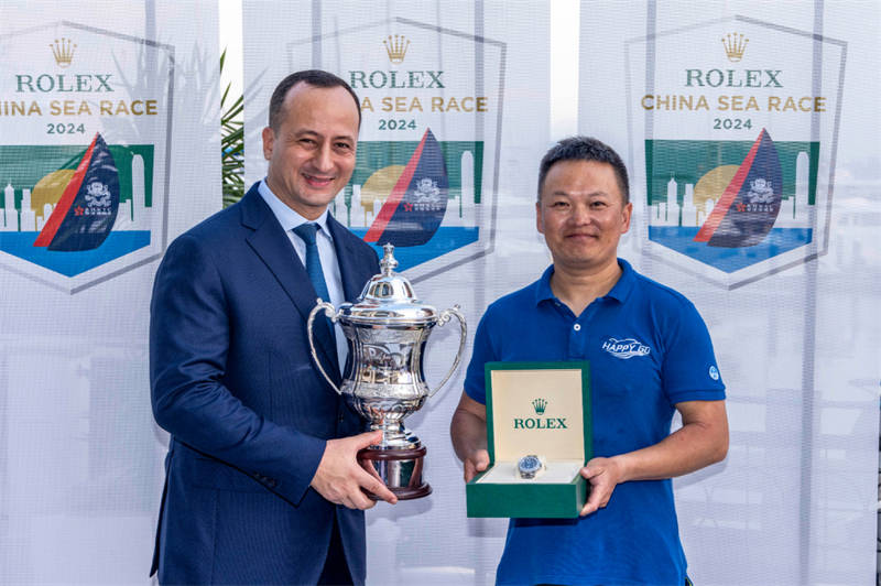 雄姿英發(fā)！2024勞力士中國海帆賽雙料冠軍HappyGo號閃耀登場