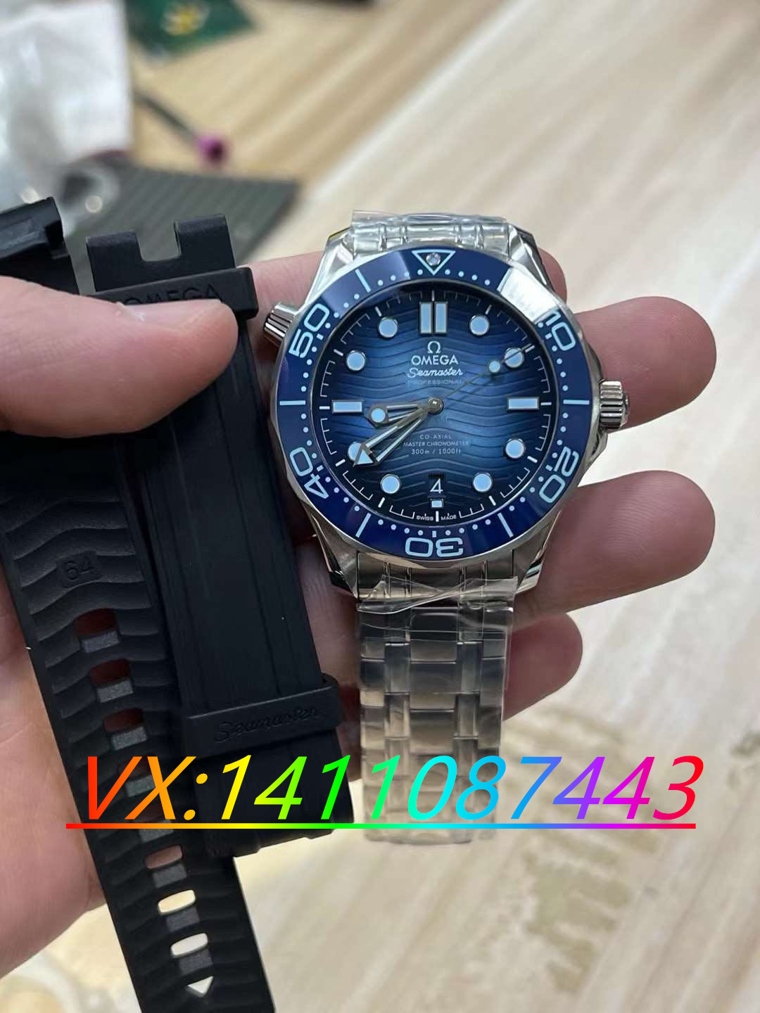 如何評價VS廠歐米茄海馬300夏日藍(lán)復(fù)刻版的做工細(xì)節(jié)？