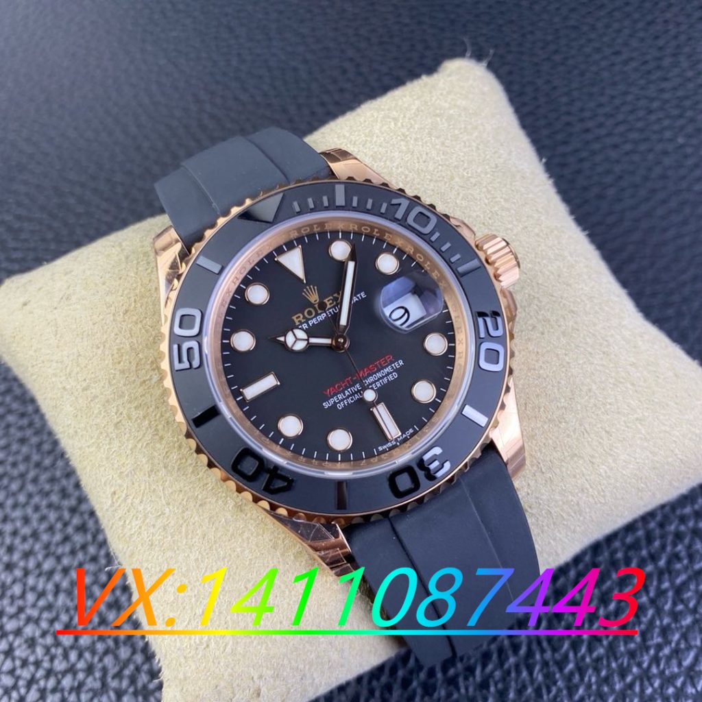 VS廠勞力士玫瑰金游艇的3235機芯和正品比起來會不會一眼假呀？